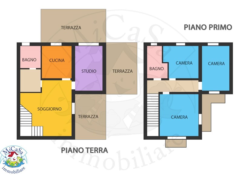 Villa bifamiliare in Vendita a Pisa, zona 1 TIRRENIA, 480'000€, 180 m²