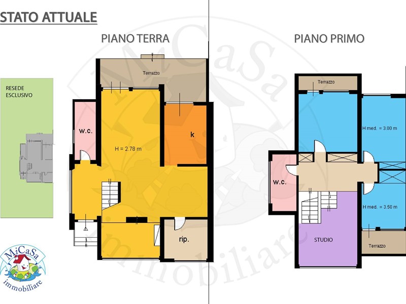 Villa bifamiliare in Vendita a Pisa, zona 1 TIRRENIA, 530'000€, 185 m²
