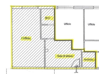 Ufficio in Vendita a Cascina, 63'000€, 47 m²