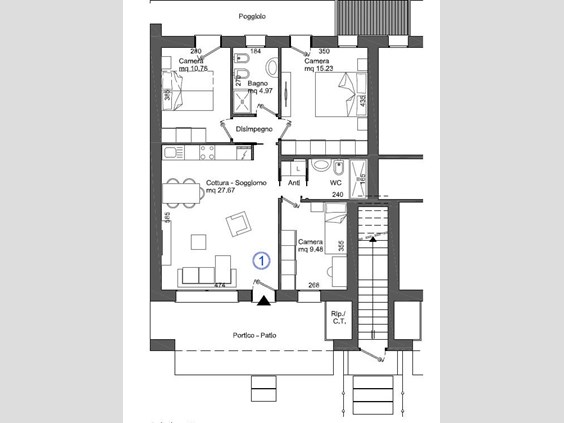 Quadrilocale in Vendita a Treviso, 295'000€, 138,35, con Box
