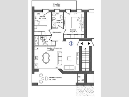 Appartamento in Vendita a Treviso, 275'000€