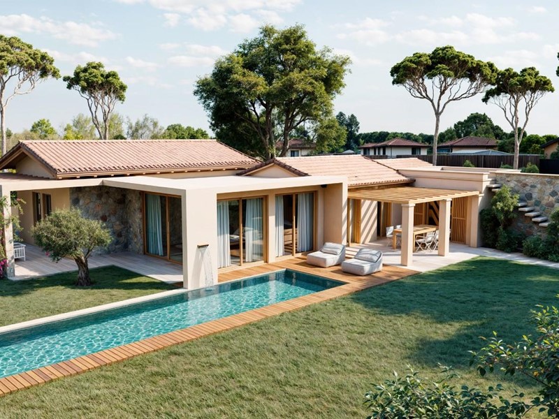 Villa in Vendita a Pietrasanta, zona Ponte Rosso Crociale, 500'000€, 130 m²