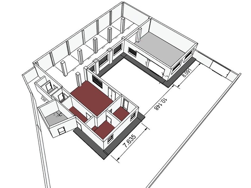 Capannone in Vendita a Castelfranco di Sotto, 235'000€, 450 m²