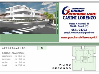 Attico in Vendita a Empoli, 800'000€, 139 m², con Box