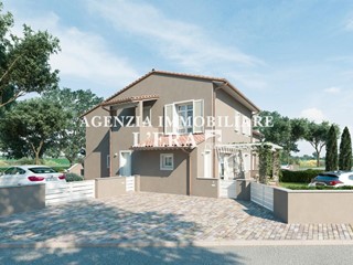 Villetta a schiera in Vendita a Pontedera, zona Santa Lucia, 355'000€, 121 m², con Box