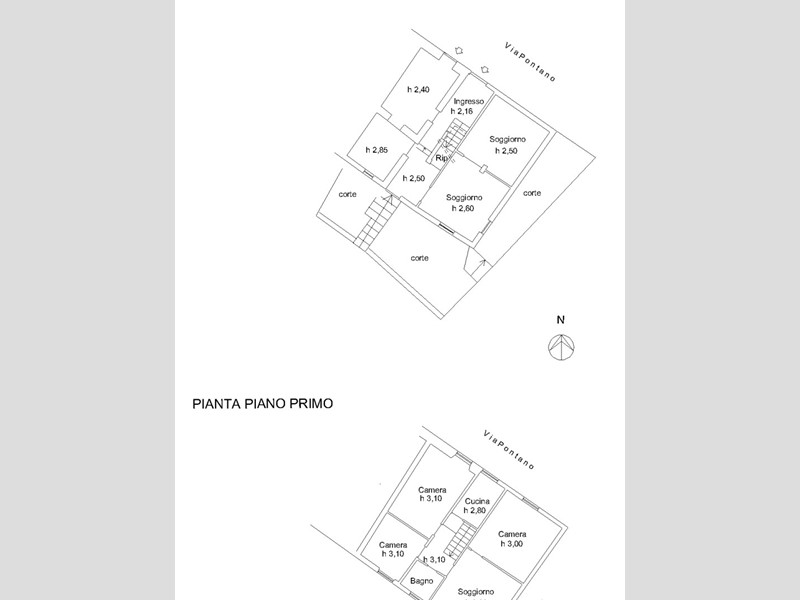 Casa Semi Indipendente in Vendita a Castiglione Chiavarese, 52'000€, 180 m²