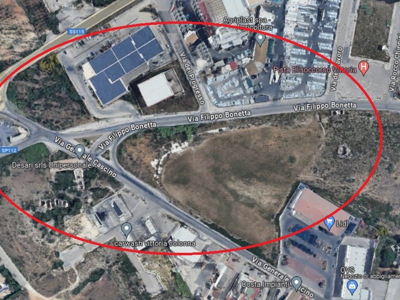 Terreno industriale in Vendita a Vittoria, 1 m²