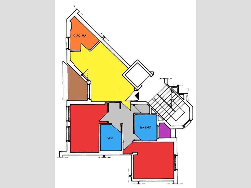 Trilocale in Vendita a Roma, zona Tor bella monaca, 149'000€, 80 m²