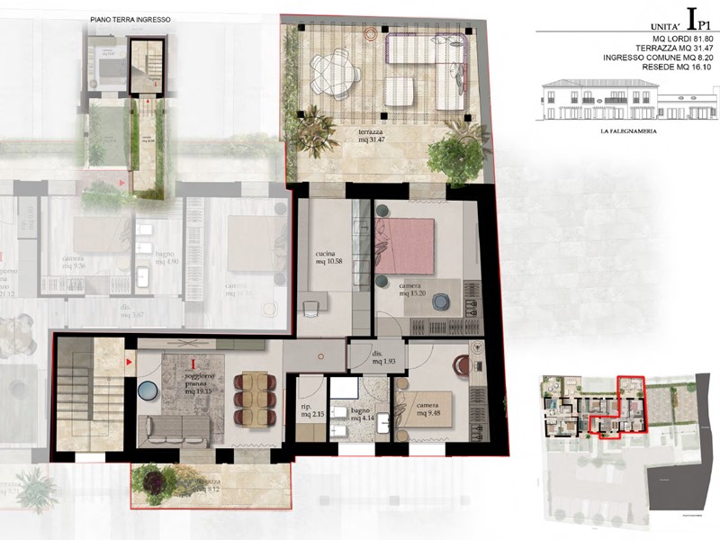 Trilocale in Vendita a Cascina, 325'000€, 81 m²