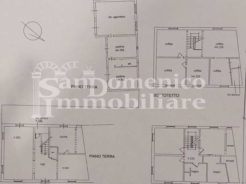Villa in Vendita a Cascina, zona Marciana, 690'000€, 300 m², con Box