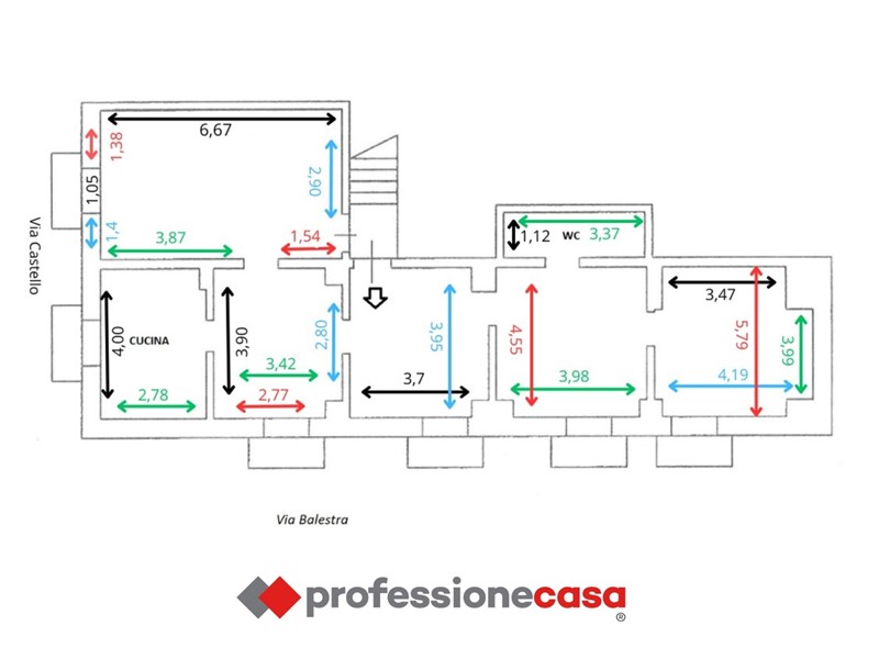 Appartamento in Vendita a Grottaglie, 90'000€, 120 m²