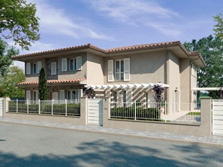 Villa bifamiliare in Vendita a Pontedera, 525'000€, 170 m², con Box