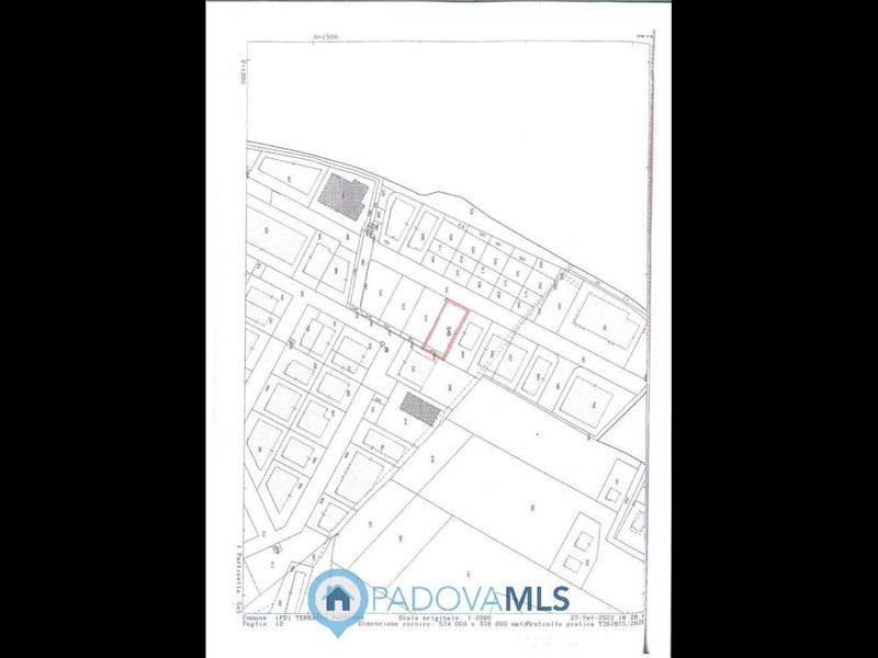 Terreno agricolo in Vendita a Terrassa Padovana, 50'000€, 1260 m²