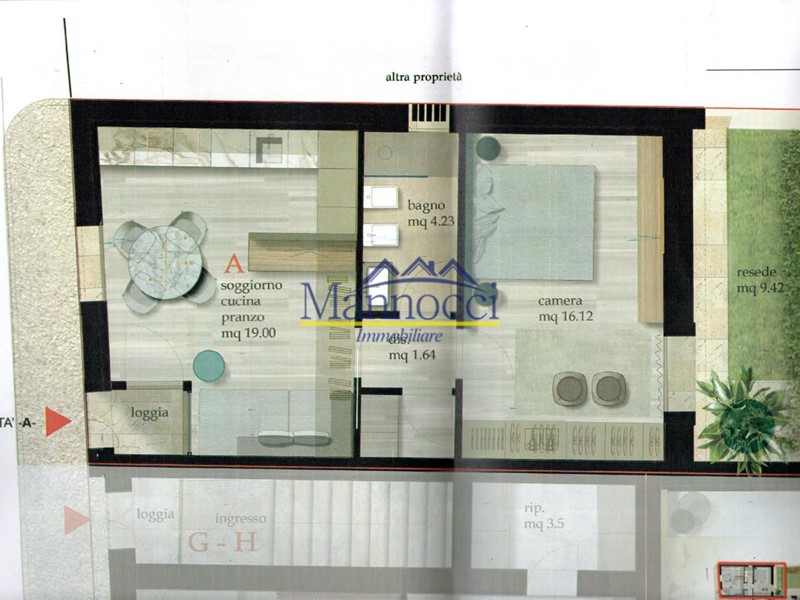 Bilocale in Vendita a Cascina, 180'000€, 46 m²