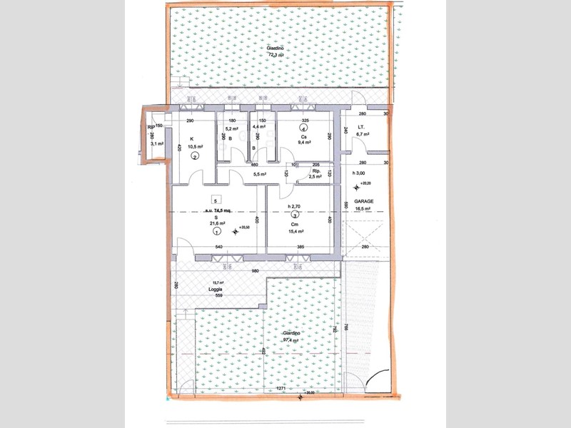 Quadrilocale in Vendita a Collesalvetti, 260'000&euro;, 100 m², con Box