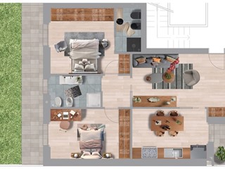 Trilocale in Vendita a Correzzana, 293'000€, 100 m²