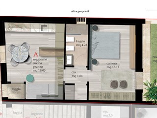 Bilocale in Vendita a Cascina, 180'000€, 55 m²