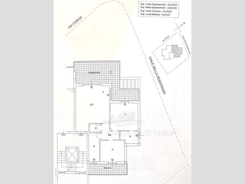Quadrilocale in Vendita a Alghero, 390'000€, 76 m², con Box