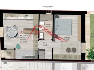 Bilocale in Vendita a Cascina, 180'000€, 55 m²