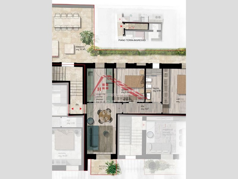 Quadrilocale in Vendita a Cascina, 275'000€, 75 m²