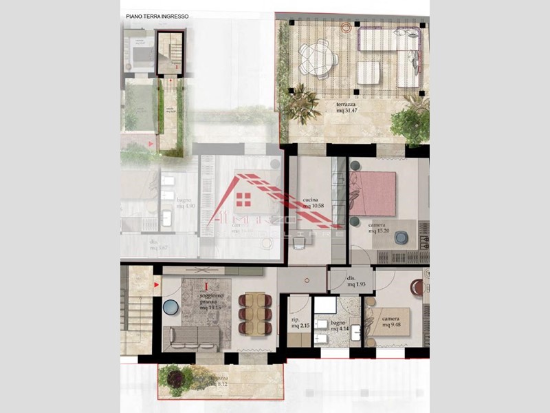 Quadrilocale in Vendita a Cascina, 325'000€, 75 m²