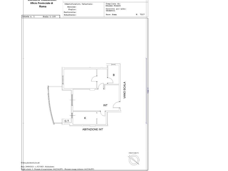 Bilocale in Vendita a Roma, zona Ponte Di Nona, 175'000€, 65 m², arredato