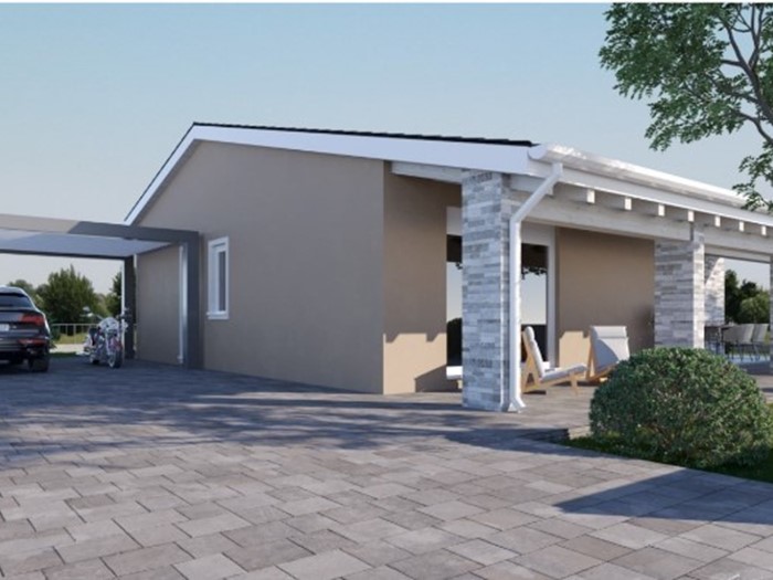 Villa in Vendita a Pontecchio Polesine, zona CENTRO, 309'000€, 120 m², con Box