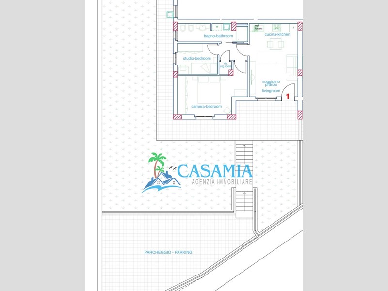 Trilocale in Vendita a Acquaviva Picena, 185'000€, 112 m²