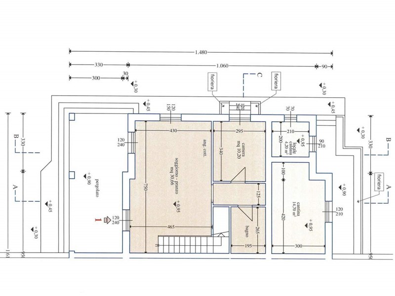 Casa Semi Indipendente in Vendita a Luni, 210'000€, 152 m²