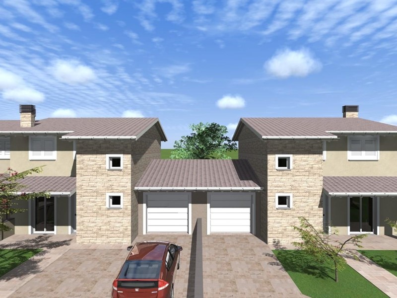 Villa bifamiliare in Vendita a Montopoli in Val d'Arno, 390'000€, 160 m², con Box