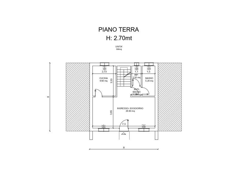 Casa Semi Indipendente in Vendita a Monteprandone, zona Centobuchi, 285'000€, 195 m², con Box