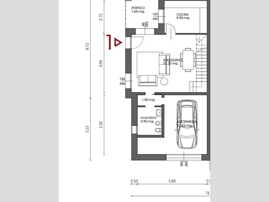 Villa in Vendita a Reggio Emilia, zona Canali, 490'000€, 192 m², con Box