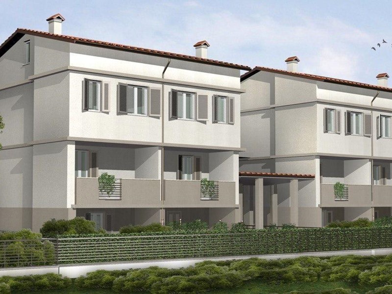 Villetta a schiera in Vendita a Campi Bisenzio, zona Sant'Angelo a Lecore, 420'000€, 70 m², con Box
