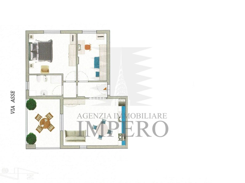 Trilocale in Vendita a Ventimiglia, zona Passeggiata Mare, 280'000€, 70 m²