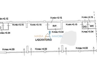 Capannone in Vendita a Massa, 230'000€, 155 m²