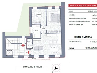Appartamento in Vendita a Chiampo, 210'000&euro;, 85 m², con Box