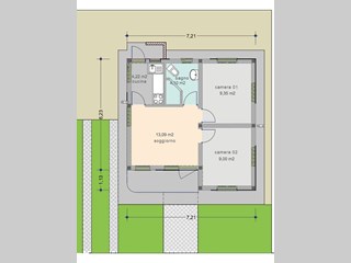 Villa in Vendita a Roma, zona Tulear, 35'000€, 52 m², arredato