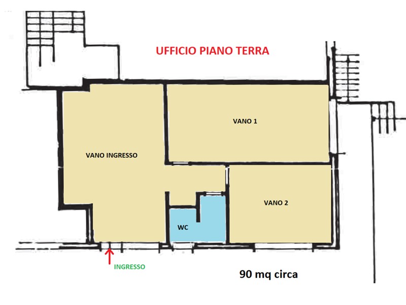 Immobile commerciale in Vendita a Carrara, zona Avenza, 115'000€, 90 m²