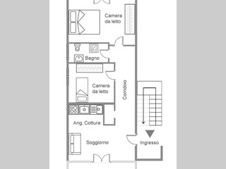 Trilocale in Vendita a Rovigo, 113'000€, 75 m², arredato