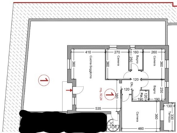 Quadrilocale in Vendita a San Bonifacio, 300'000€, 113 m², con Box