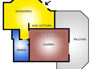 Bilocale in Vendita a Ladispoli, 140'000€, 55 m²