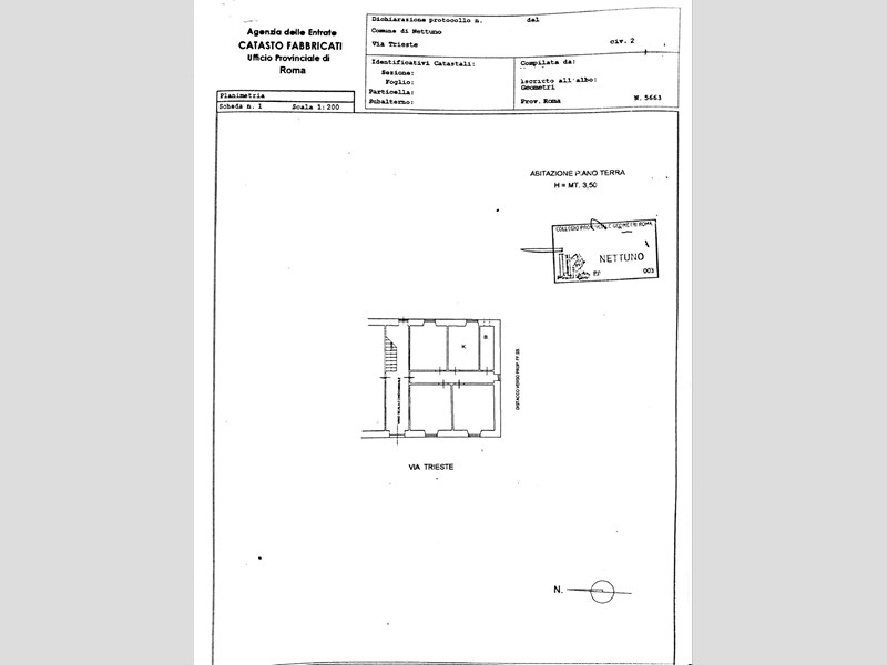 Quadrilocale in Vendita a Nettuno, zona Via Trieste 2 CENTRO, 125'000&euro;, 80 m²