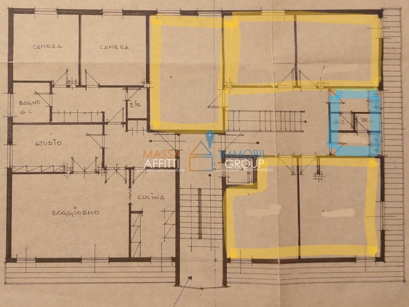 Appartamento in Vendita a Carrara, zona Stadio, 400'000€, 340 m²