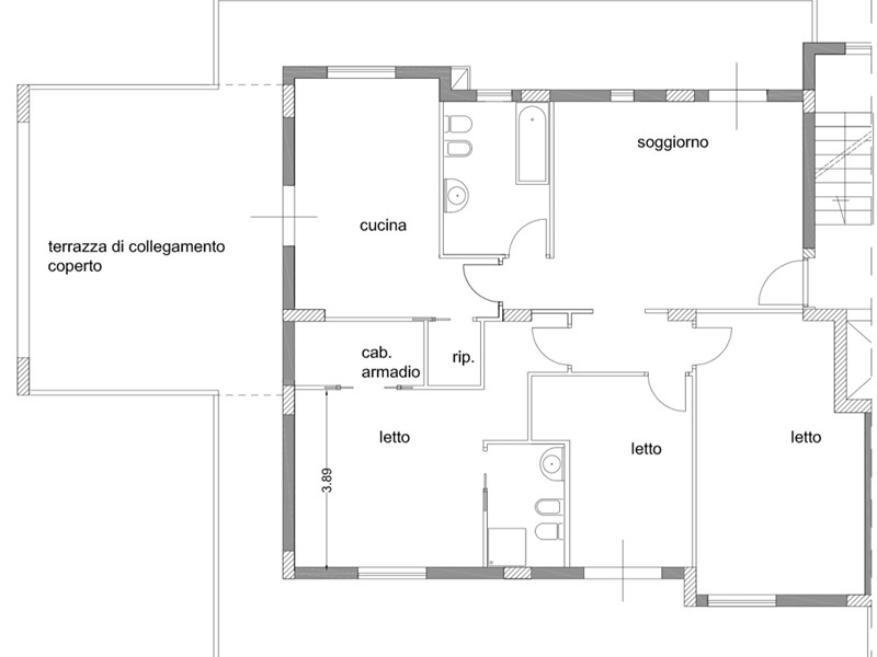 Appartamento in Vendita a Palermo, 350'000€, 166 m²