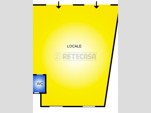 Immobile commerciale in Vendita a Cassino, 150'000€, 50 m²