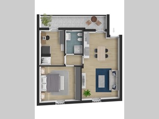 Trilocale in Vendita a Settimo San Pietro, 145'000€, 70 m²