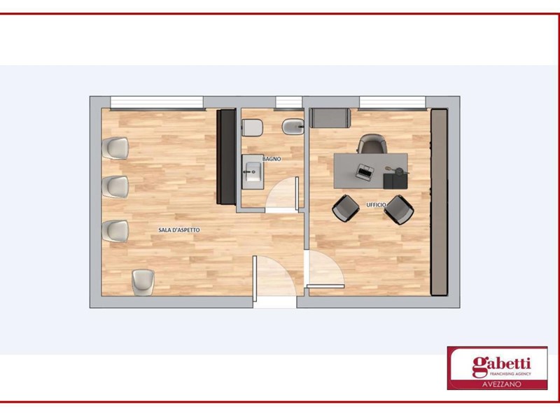 Ufficio in Vendita a Avezzano, 78'000€, 45 m²