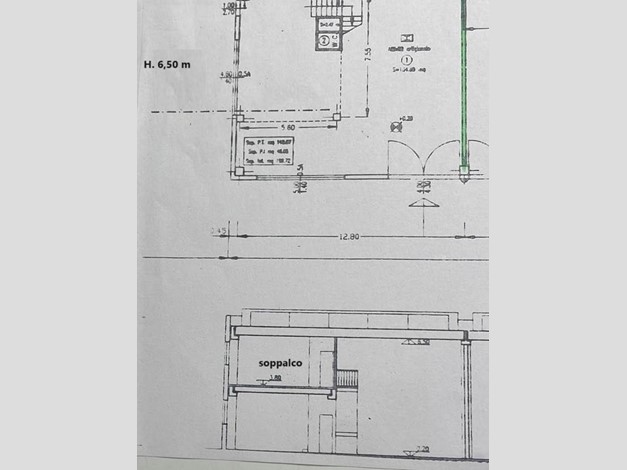 Capannone in Vendita a Pisa, zona Ospedaletto, 230'000€, 200 m²