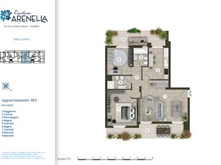 Appartamento in Vendita a Palermo, 400'000€, 144 m²