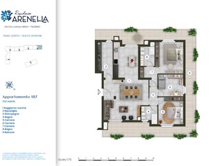 Appartamento in Vendita a Palermo, 390'000€, 138 m²
